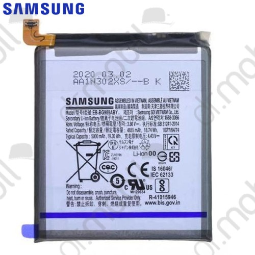 Akkumulátor Samsung Galaxy S20 Ultra 5G (SM-G988B) 5000mAh Li-iON EB-BG988ABY / GH82-22272A